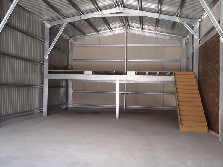 Come costruire un soppalco in ferro. particolare costruttivo di un ... Come fare un soppalco in garage