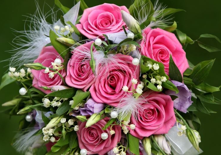 Un classico bouquet di rose