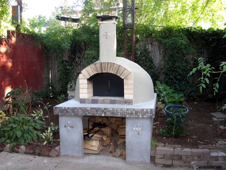 Forno a legna in giardino