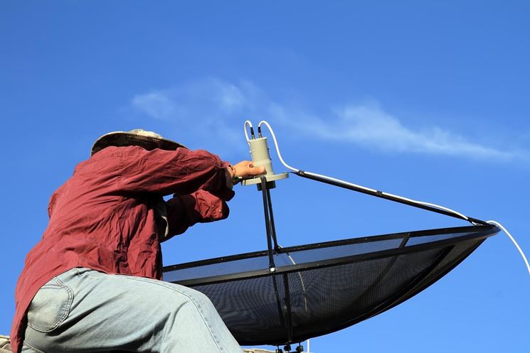 Installazione antenna parabolica