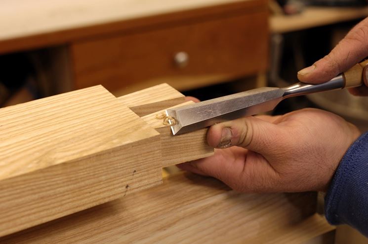 Fase di lavorazione del legno