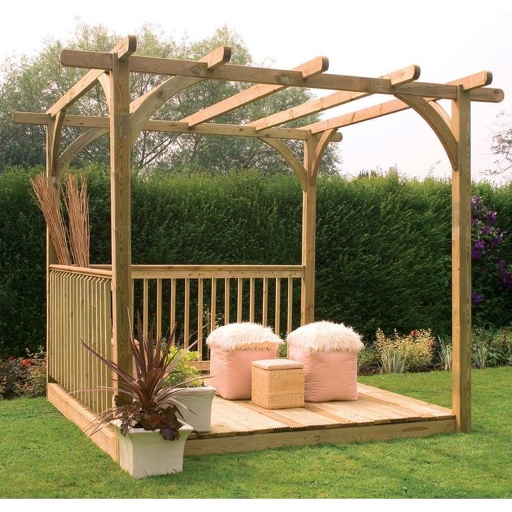 gazebo in legno