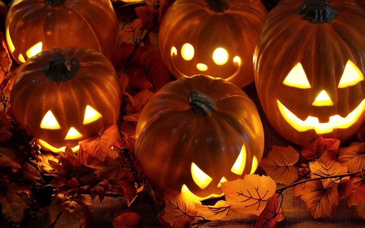 Zucche di Halloween.