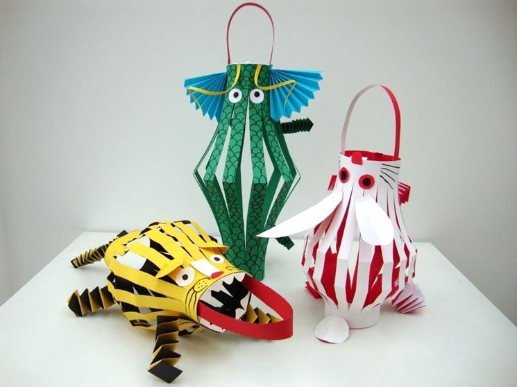 oggetti per bambini realizzati con papercraft