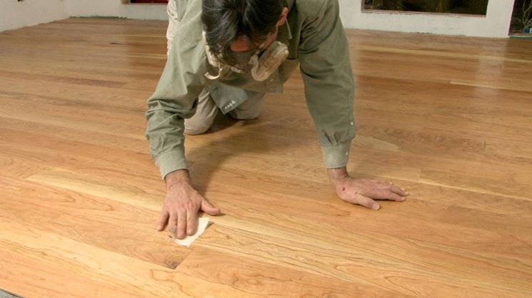 Preparazione parquet