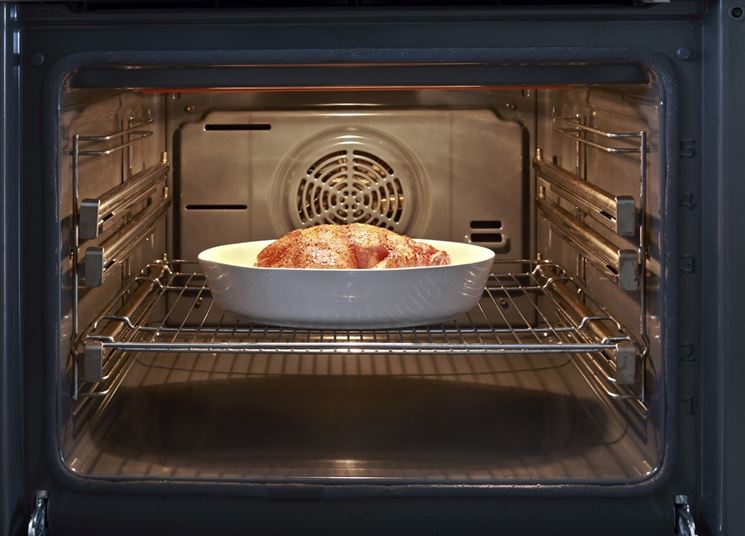 Interno di un forno elettrico ventilato