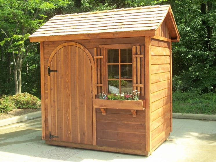 montare casetta in legno