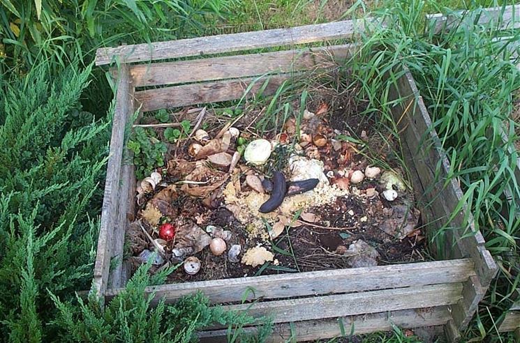 Esempio di composter all'aperto