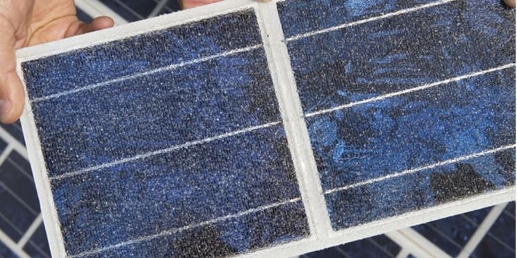 Celle fotovoltaiche da integrare alla fontana