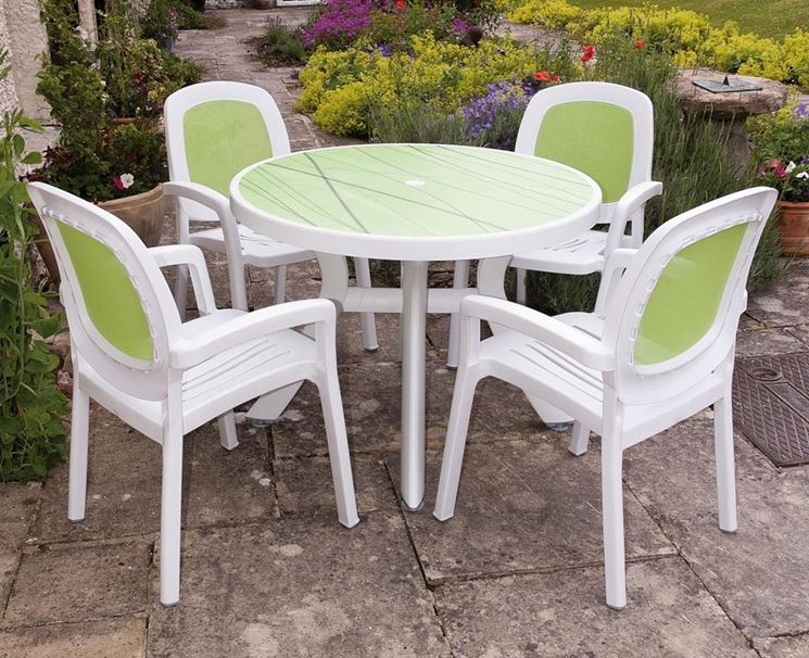 Mobili giardino plastica