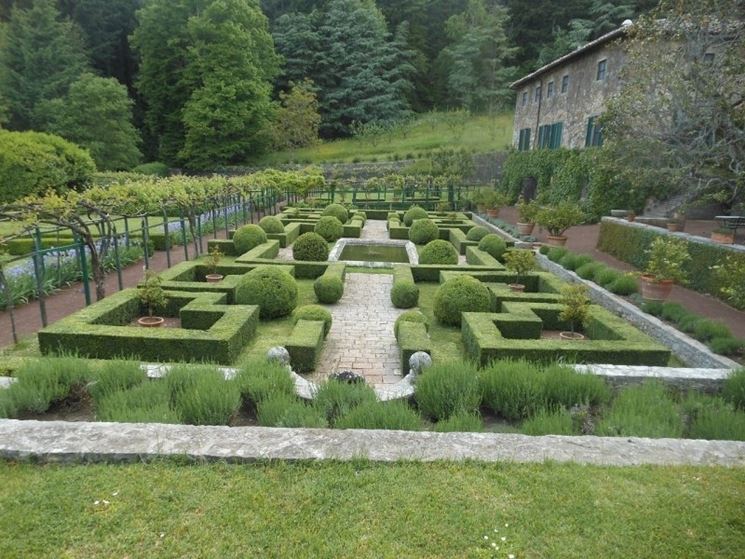 esempio di giardino strutturato