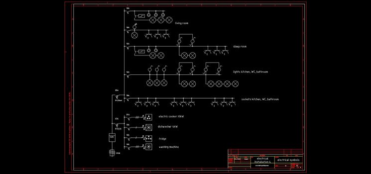 Schema impianto elettrico