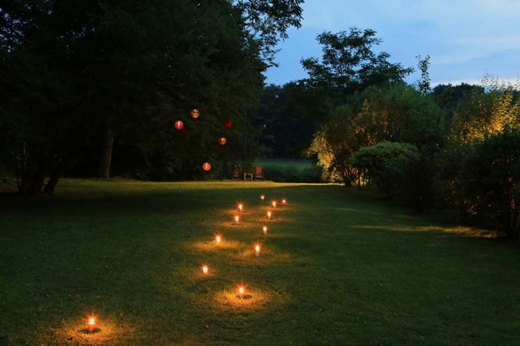 Punti luce giardino