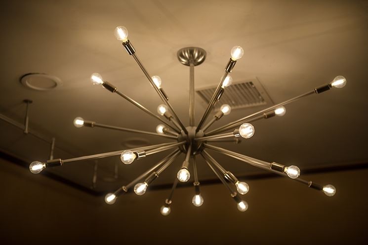 Lampadario con luci Led