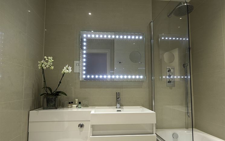Illuminazione da bagno allo specchio