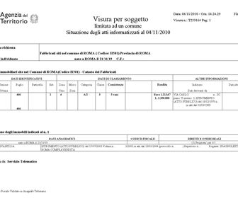 Mappe e visure