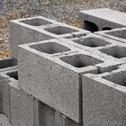 Alcuni blocchi calcestruzzo