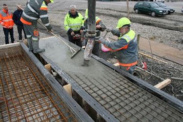 lavorazione del cemento armato sul posto