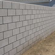 Muro di mattoni di cemento