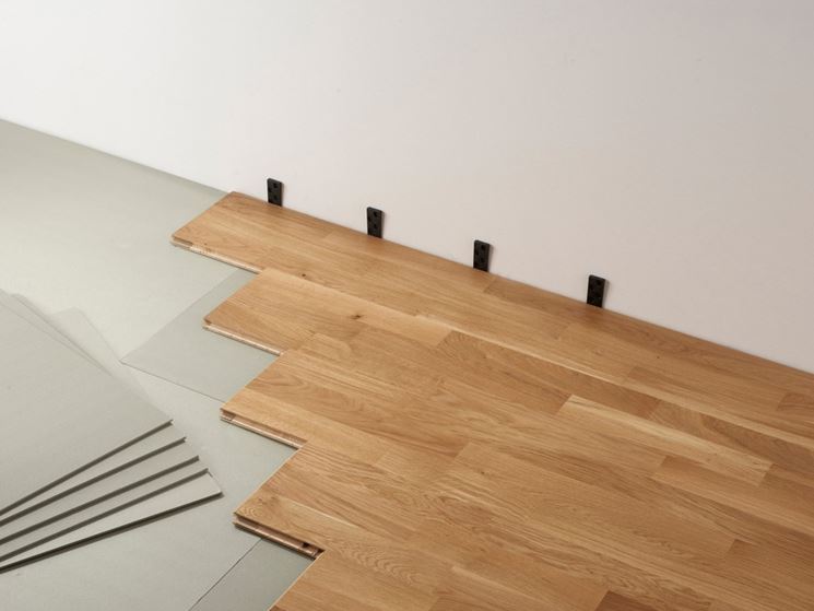 Massetto sotto il parquet