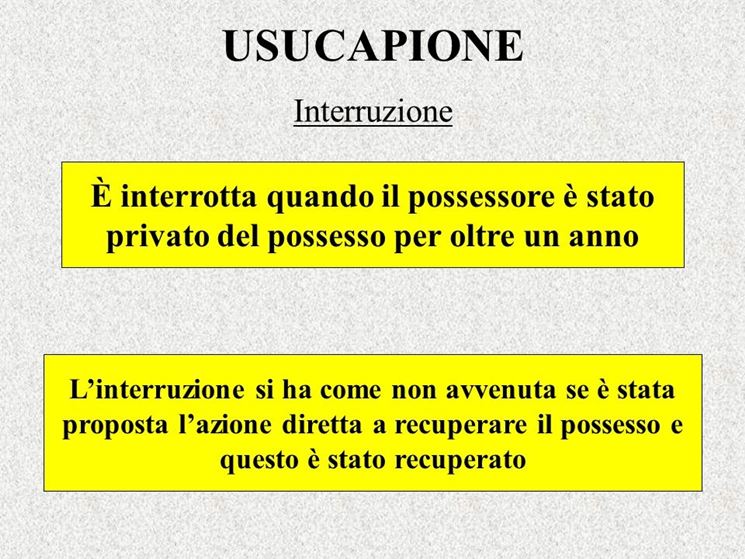 Usucapione