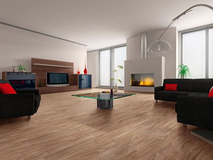 Finto parquet in gres