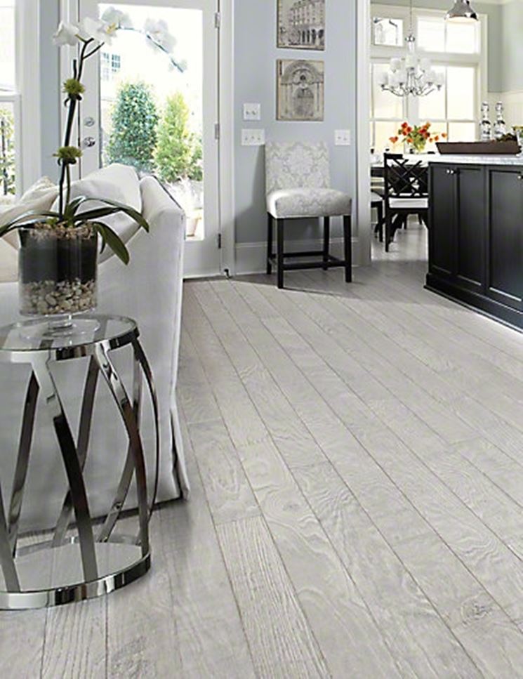 Parquet rovere sbiancato