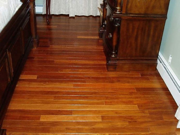 Esempio di parquet teak