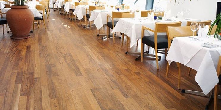 Esempio di parquet teak