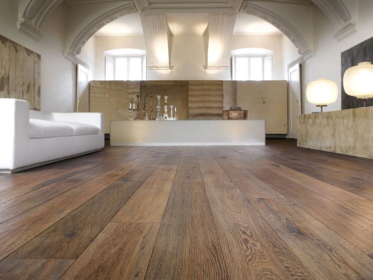 Esempio di parquet con finitura a olio