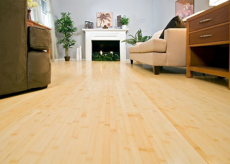 Parquet in bamboo orizzontale
