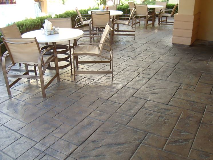 Pavimenti stampati per esterni pavimenti per esterni pavimenti ... Pavimenti in cemento stampato per esterni
