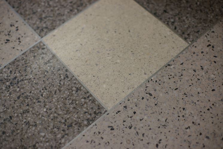 Decorativo pavimento in graniglia