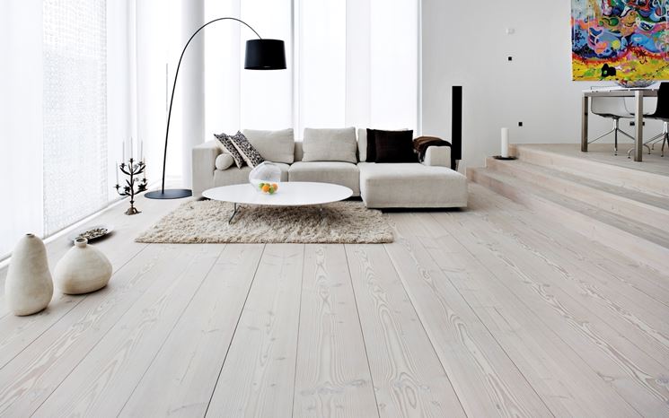 pavimento in parquet moderno