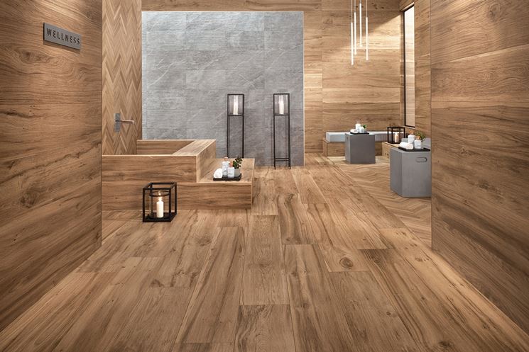 Rivestimenti per bagno in legno