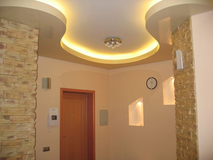 soffitto con velette in cartongesso